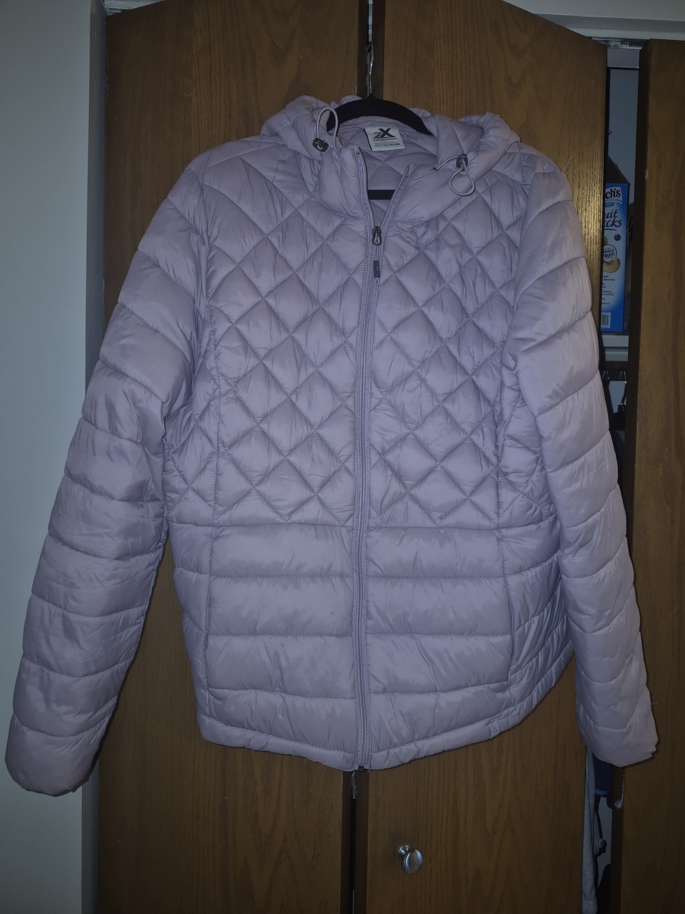 ZeroXposur Light Lavender Quilted Hooded Puffer Jacket